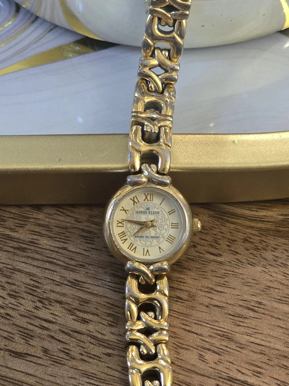 Anne Klein Gold-Tone Women's Bracelet Watch